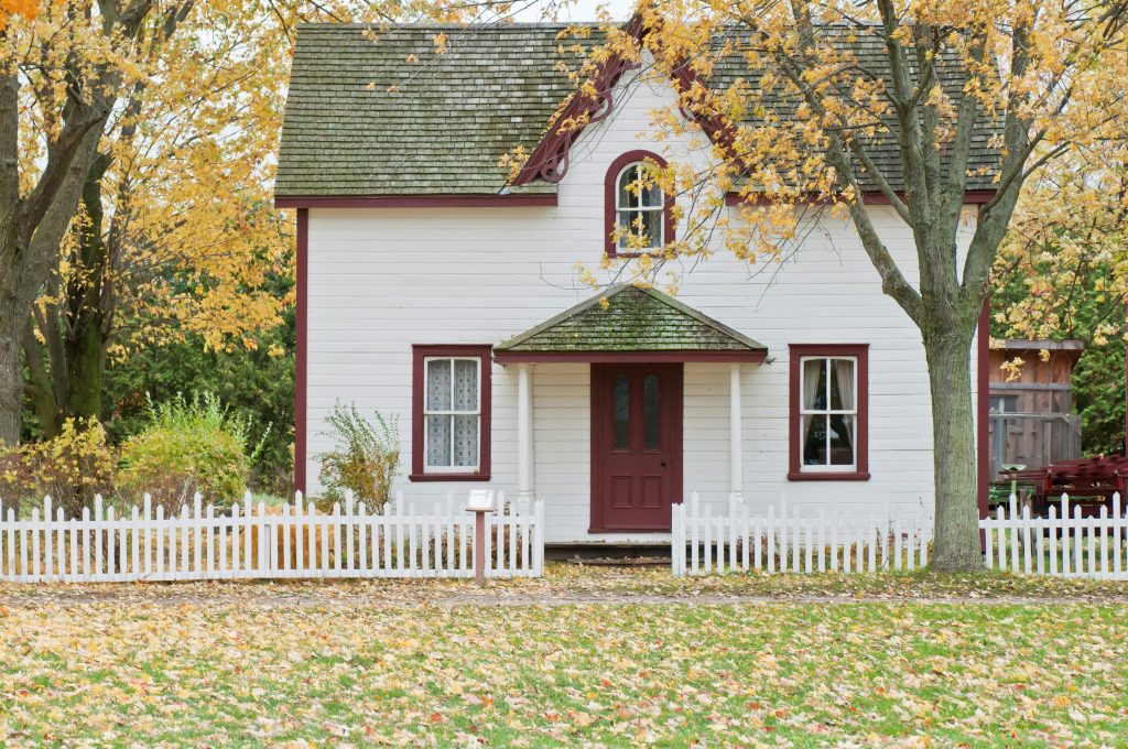 The exterior of a suburbian-style home.